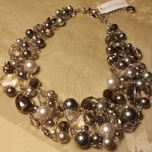 White House Black Market Jewelry - White House black market beaded clustered ncklce White House Black Market Jewelry - White House black market beaded clustered ncklce